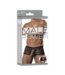 Male Power Verleidelijke Kanten Short met Open Kruis Zwart | Male Power Stretch Lace