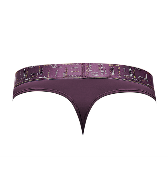 Male Power Aubergine Enhancer String L/XL – Stilvoller Luxus für Männer