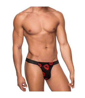 Male Power Microstring S/M Schwarz - Komfortabler Low-Rise-String von Male Power