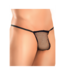Male Power Verleidelijke Stretch Net G-String One Size Zwart - Male Power Pose Slip