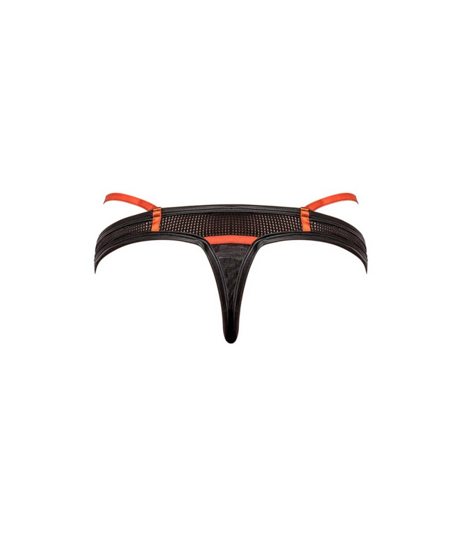 Male Power Sport String L/XL – Camouflage Burnout mit Netz & abnehmbaren Bändern