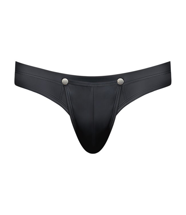 Male Power Oh Snap! Black Snap Off Thong L/XL by Male Power - Cool Comfort