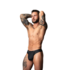 Male Power Durf met de Oh Snap! Snap Off Jock - Mat Zwart Herenondergoed S/M