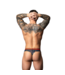 Male Power Navy Marble S/M Tanga Thong - Ultimate Comfort & Style for Men