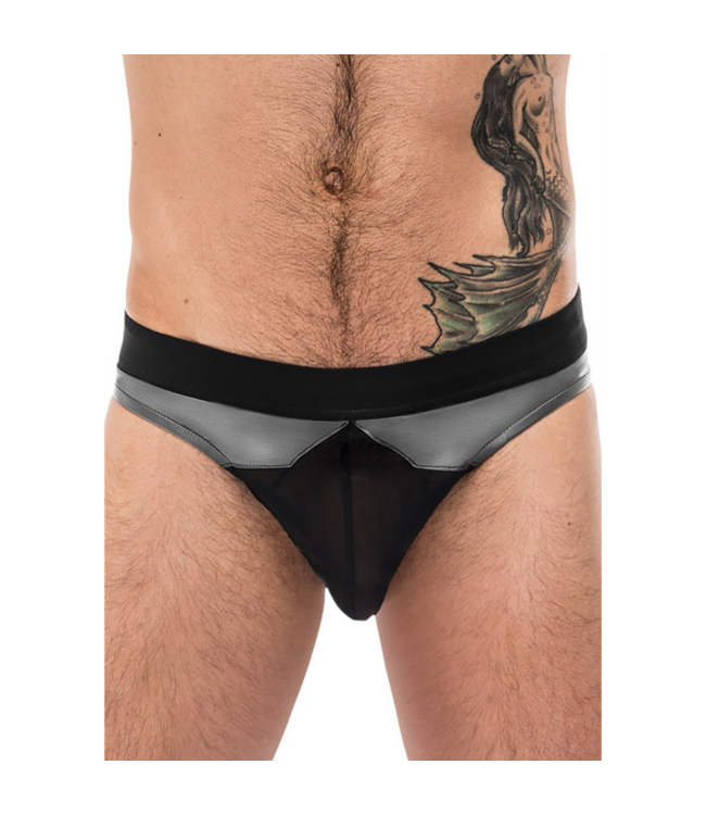 Male Power Stijlvolle Iron Clad Thong L/Xl – Ultradun, Ademend Mesh voor Optimaal Comfort