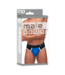 Male Power Retro Sport String L/Xl Zwart/Blauw - Stijlvol en Comfortabel van Male Power