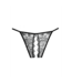 Allure Eleganter Spitzen-Slip in Schwarz mit offenem Schritt und himmlischem Schnitt