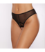 Allure Blushing Pearl High-Waist Sheer Lace Thong – Elegant & Seductive