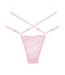Allure Verleidelijke Luxe Kanten Mesh Tanga in Roze - Comfortabel & Chic