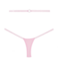 Allure Verleidelijke Luxe Kanten Mesh Tanga in Roze - Comfortabel & Chic