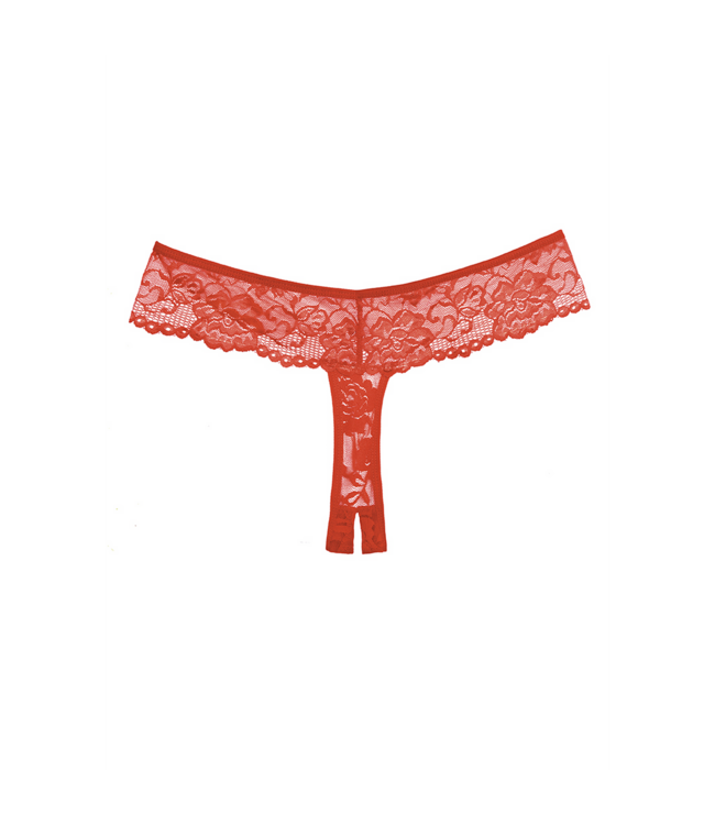 Allure Verleidelijke Weelderige Kanten String - Comfortabel en Elegant in One Size