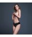 Allure Verleidelijke Latex-Look Vinyl Booty Shorts met Veters - Zwart M