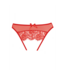 Allure Verleidelijke Doorschemerende Mesh String met Lace en Speelzacht Strikje