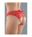Allure Verleidelijke Doorschemerende Mesh String met Lace en Speelzacht Strikje