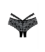Allure Verleidelijke Heartbreaker Boycut Slipjes in Zwart met Elegant Kantdesign