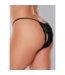 Allure Verleidelijke Open Kant Slip met Charmante Strikjes – One Size Elegantie