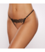 Allure Verleidelijke Love Me Love Me Not Tanga met Speelse Strikjes en Hartjes