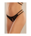 Allure Seductive Black Lace Pantyhose with Open-Back Galloon Lace Panties