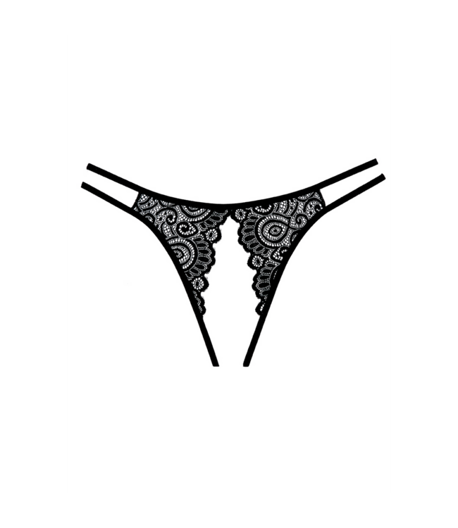 Allure Verführerische Lovestruck Strumpfhose mit offener Rückseite aus Spitze