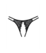 Allure Verleidelijke Galloon Kantpanty - One Size met Open Achterkant voor Elegantie