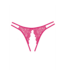 Allure Onweerstaanbaar Galloon Kantpanty - Verleidelijke Roze Open Slipje