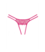 Allure Seductive Pink Lace Briefs - Irresistible Open Front & Back Design