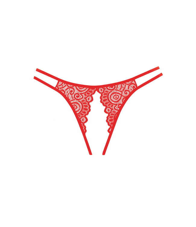 Allure Lovestruck Red Lace Pantyhose - Seductive One Size Tights