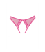 Allure Verleidelijke Panty met Bloemenkant en Speelse Uitsparingen in Roze