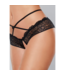 Allure Elegant Lace Open Briefs with Comfort Bands - One Size Sexy Fit