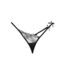 Allure Verleidelijke Kant String One Size - Elegante Zwarte Luxe Slipjes