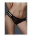 Allure Tease Me Adjustable Briefs - Seductive Black with Open Back Design