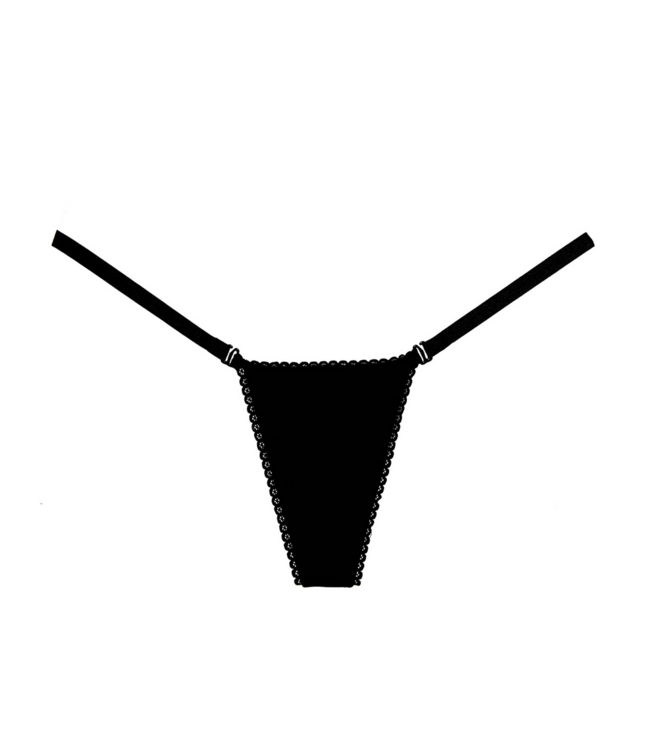 Allure Allure Black Wetlook G-String Briefs – Ultimate Seductive Style
