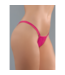 Allure Wetlook Pink G-String Briefs - Curve-Accentuating Allure