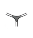 Allure Verführerischer Honig-Slip aus Netzstoff mit Spitze – Schwarz
