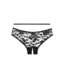Allure Verleidelijke Strappy Slip Zonder Kruis - Elegant & Comfortabel Zwart