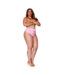Dreamgirl Verleidelijk Hoge Taille Kanten Panty met Cheeky-Fit Achterkant - 3X