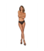 Dreamgirl Verleidelijke Open Kruis Tanga Panty in Zwart – Dreamgirl Lingerie Sensatie