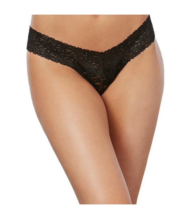 Dreamgirl Verleidelijke Lace Thong Zwart | One Size - Luxe Dreamgirl Lingerie