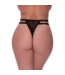 Magic Silk Cheeky Mesh Briefs with Gold O-Ring - Sexy and Stylish Look