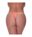 Magic Silk Magic Silk Exposed Thong - Open Crotch, Sexy & Comfortable, 2X Orange