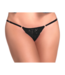 Mapalé Verleidelijke Kanten Sleutelgat String M/L Zwart - Comfortabel & Chic