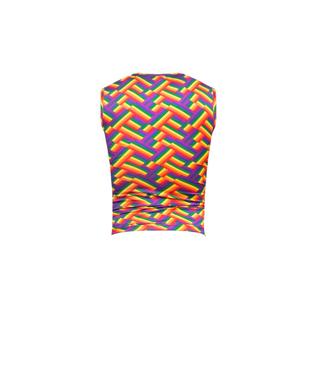 Male Power Stylish Breathable Pride Fitness Tank - Male Power Rainbow Top
