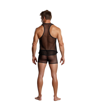 Male Power Chique Zwarte Stretch Tanktop S/M van Male Power – Mode & Comfort Verenigd