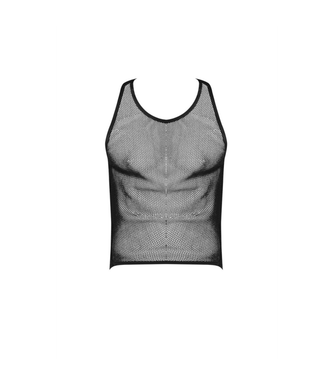Male Power Chique Zwarte Stretch Tanktop S/M van Male Power – Mode & Comfort Verenigd