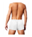 Prowler Stylische Oversized Badehose Weiß mit LGBTQ Progress Pride Aufdruck