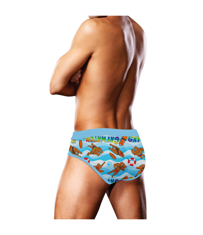 Prowler Gaywatch Bears Swim Briefs - Stylish, Comfortable & Playful Swimwear
