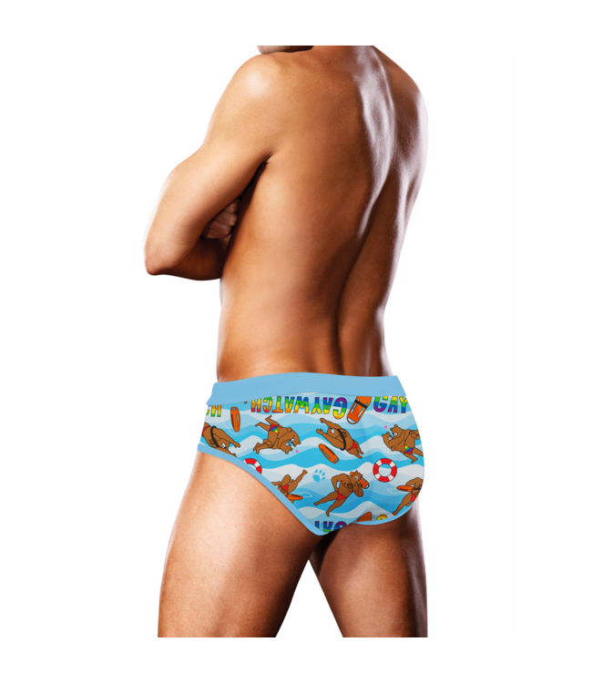 Prowler Prowler Gaywatch Bears Zwemslip XL - Kleurrijk en Comfortabel voor Durfals