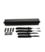 XR Brands Ultimate Comfort Adjustable Black Sex Spreader Bar with Straps