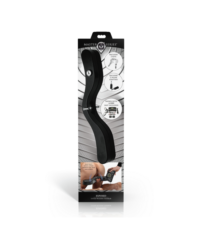 XR Brands E-Stim Humbler van Hout – Elektrische Kinky Bondage voor Intens Genot