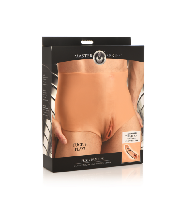 XR Brands Realistic Silicone Pussy Panties for Comfort and Gender Play